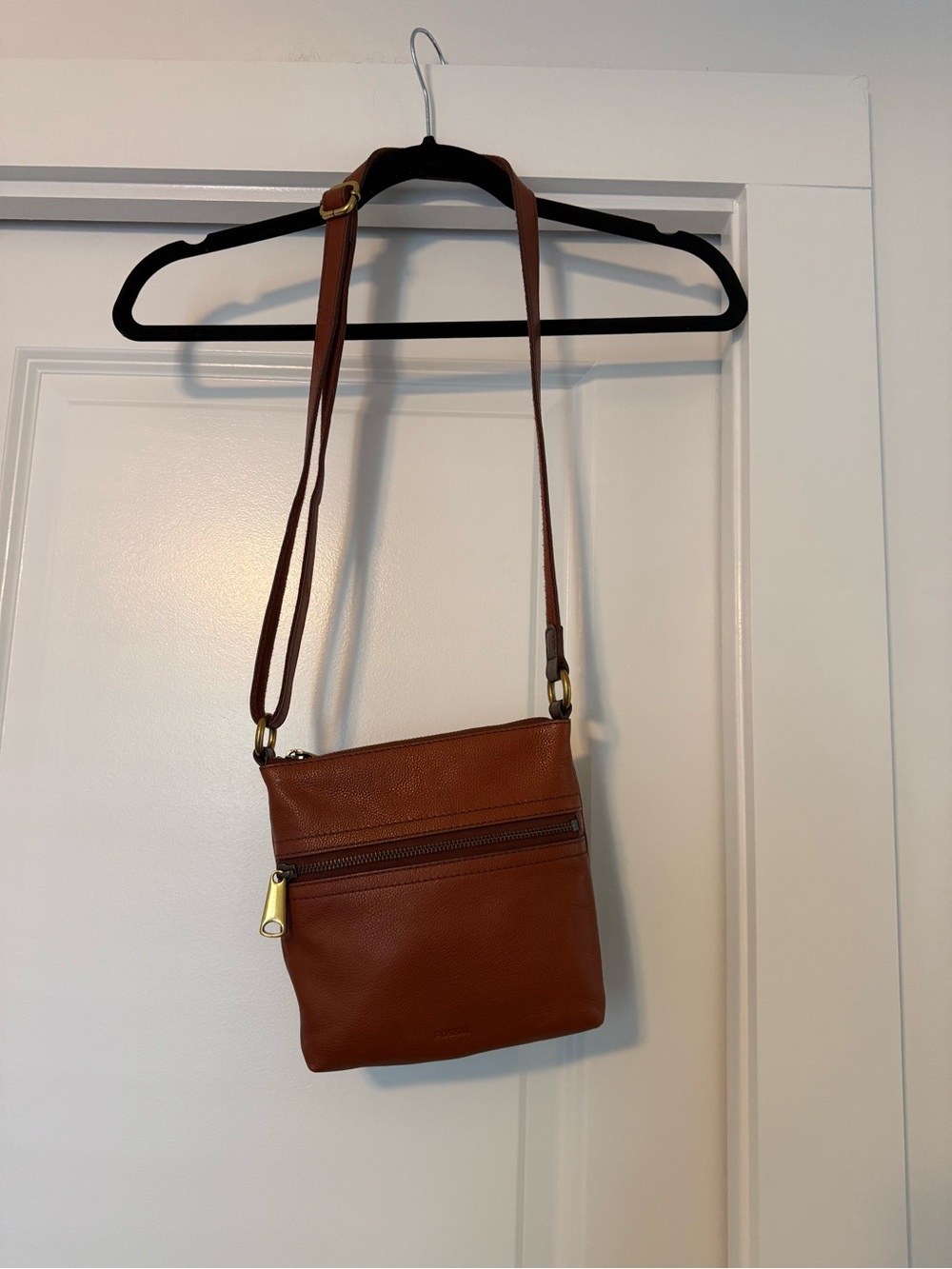 Fossil Voyager Crossbody Leather Handbag